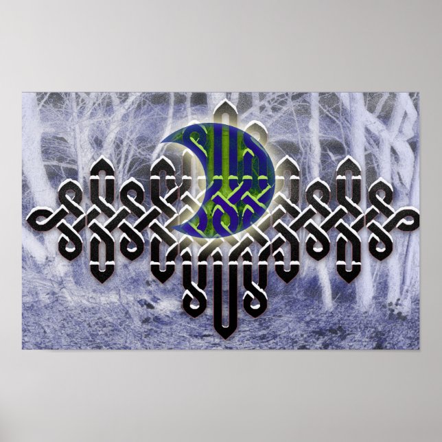 Celtic Midnight Blues Poster (Vorne)