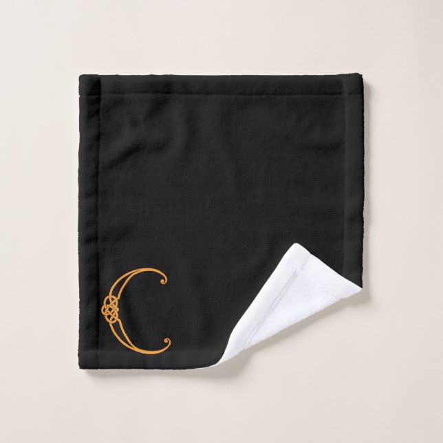 Celtic Monogram C Waschlappen (Waschlappen)