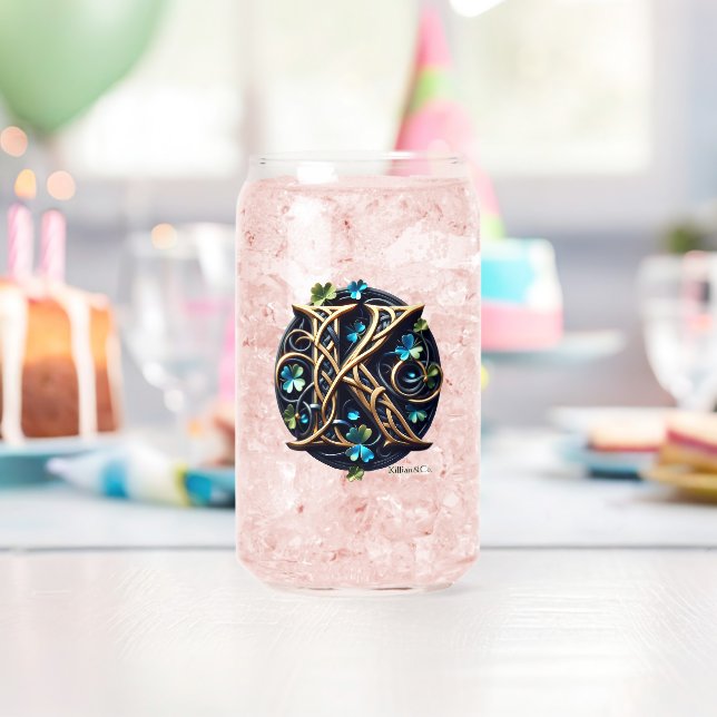 Celtic Monogram Can Glass Set Dosenglas (Insitu (Geburtstag))