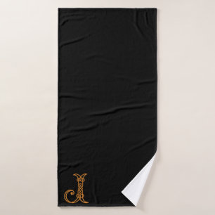 Celtic Monogram J Badehandtuch