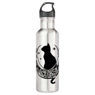 Celtic Moon Nachtkatzen Edelstahlflasche