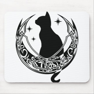 Celtic Moon | Nachtkatzen Mousepad