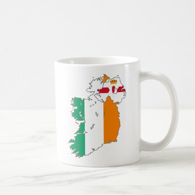 Celtic Nation Irish Map Tasse (Rechts)