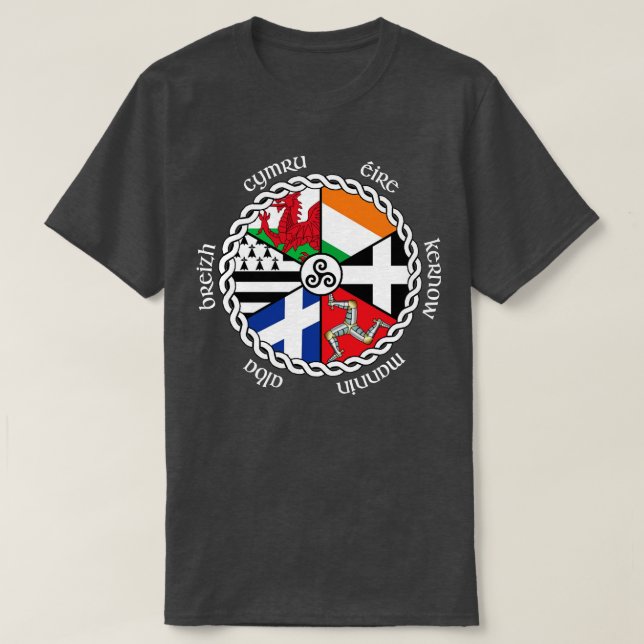 Celtic Nations Flag 1 T-Shirt (Design vorne)