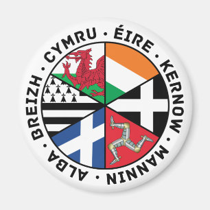 Celtic Nations Flags Magnet