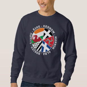 Celtic Nations Flags Sweatshirt, Isle of Mann Sweatshirt