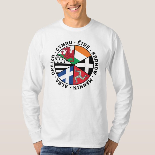 Celtic Nations Flags T-Shirt (Vorderseite)