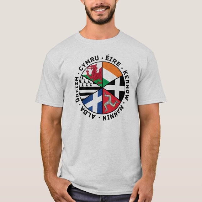 Celtic Nations Flags T-Shirt (Vorderseite)