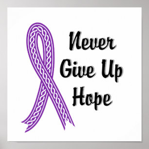 Celtic nie aufgeben Hoffnung Epilepsie Poster