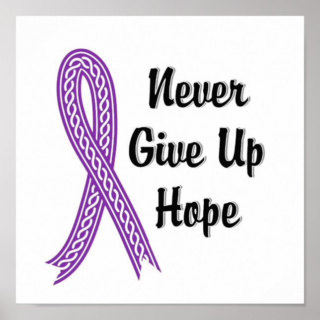 Celtic nie aufgeben Hoffnung Epilepsie Poster (Vorne)