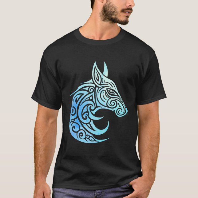 Celtic Nordic Winter Fox T-Shirt (Vorderseite)