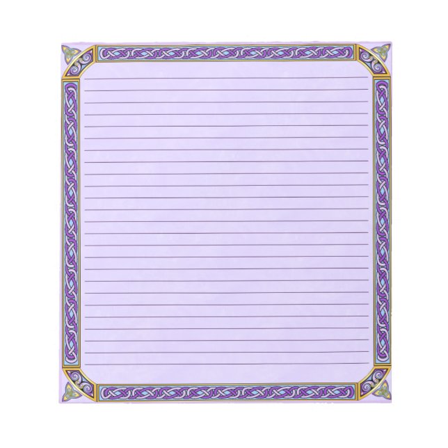 Celtic Notepad Notizblock (Vorderseite)