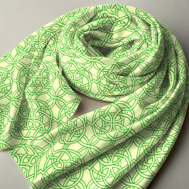 Celtic Pattern Irish Lime Green St Patrick's Day Schal