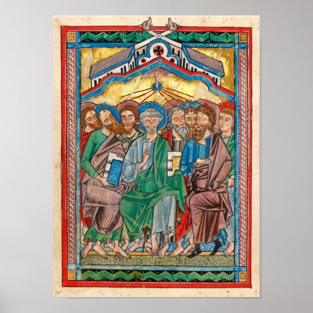 Celtic Pentecost Icon Poster (Vorne)
