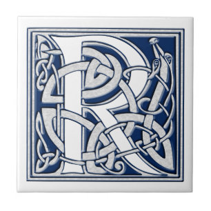 Celtic R Monogram Fliese