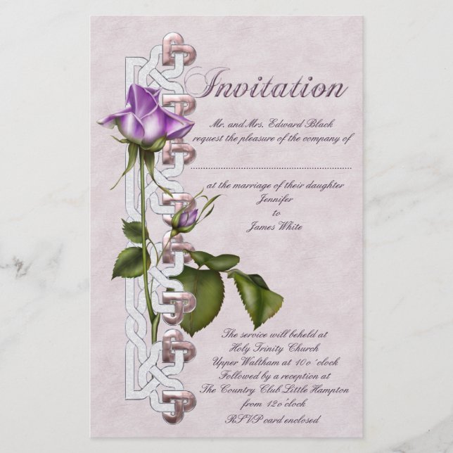 Celtic Rose Wedding (Vorderseite)