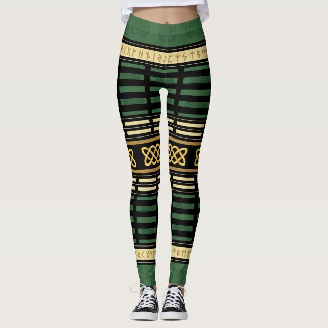 Celtic Runes 2 Leggings (Vorderseite)