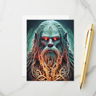 Celtic Sasquatch Begleitkarte