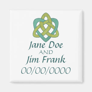 Celtic Save the Date Wedding Magnet