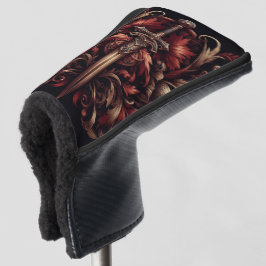 Celtic Scottish Red und Bronze Sword Golf Headcover