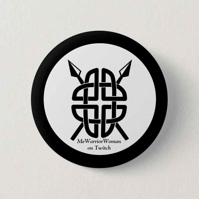Celtic Shield, MeWarriorWoman auf Twitch Button (Vorderseite)