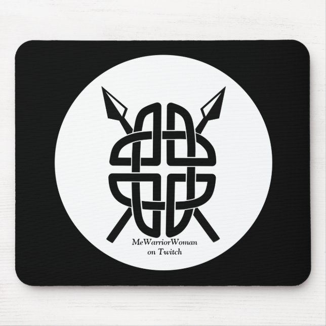 Celtic Shield, MeWarriorWoman auf Twitch Mousepad (Vorne)