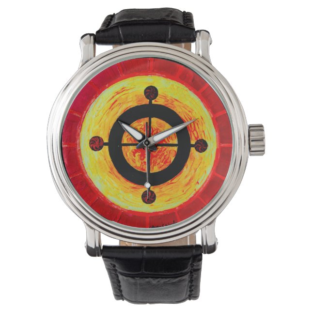 Celtic-Solarsymbol Armbanduhr (Vorderseite)