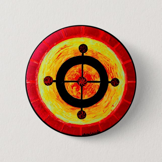 Celtic-Solarsymbol Button (Vorderseite)