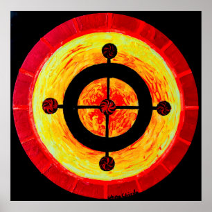 Celtic-Solarsymbol Poster