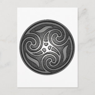 Celtic Spiral Postkarte