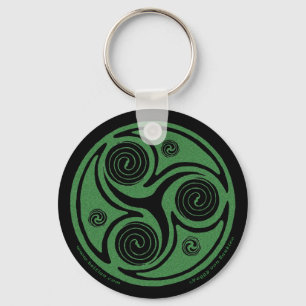 Celtic Spiral Schlüsselanhänger, Triskele Design # Schlüsselanhänger
