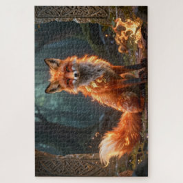 Celtic Spirit Animal Fox Jigsaw Puzzle
