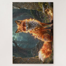 Celtic Spirit Animal Fox Jigsaw Puzzle