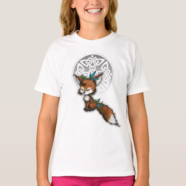 Celtic Spirit Fox T-Shirt (Vorderseite)