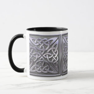 Celtic Square - silber Tasse
