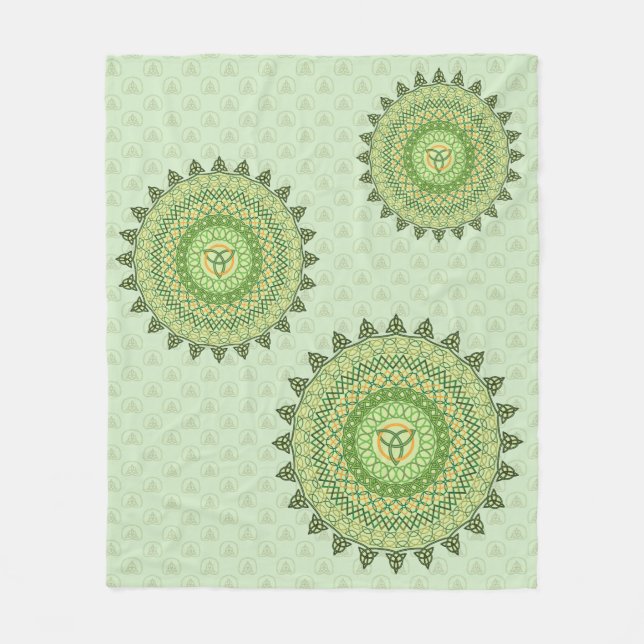 Celtic St. Patty's Day Fleece Blanket (Vorderseite)