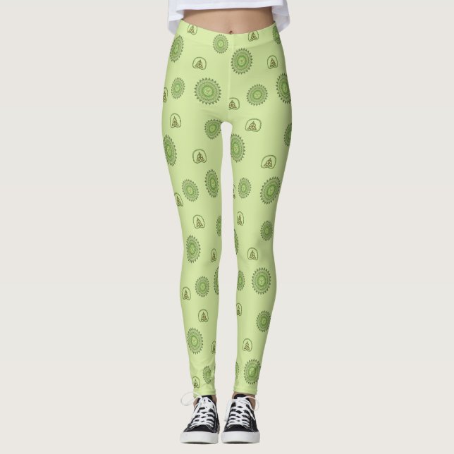 Celtic St. Patty's Day Leggings (Vorderseite)