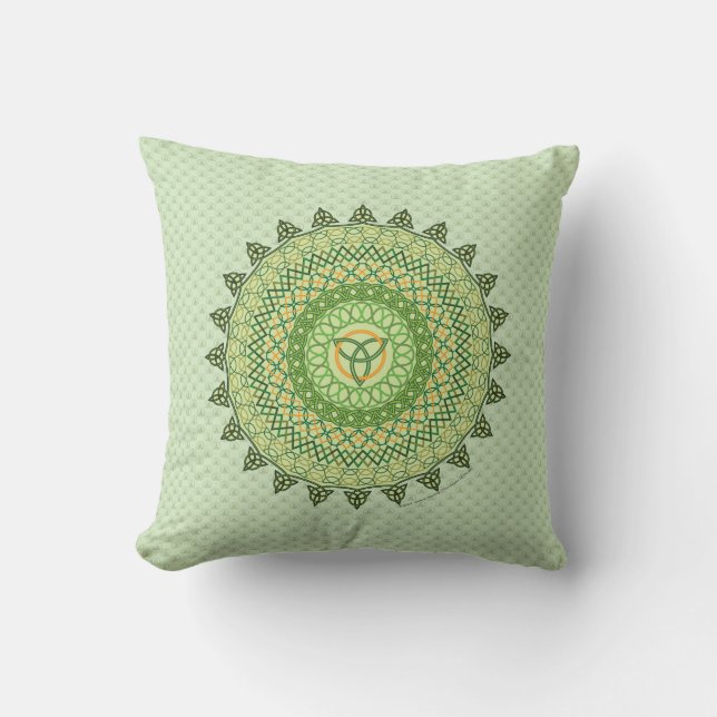 Celtic St. Patty's Day Pillow Kissen (Vorderseite)