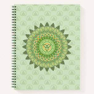 Celtic St. Patty's Day Spiral Notebook Notizbuch