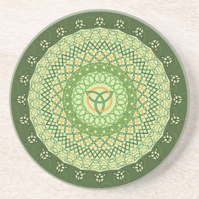 Celtic St. Patty's Day Untersetzer (Vorne)
