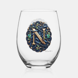 Celtic Stemless Whine Glass Set Weinglas Ohne Stiel
