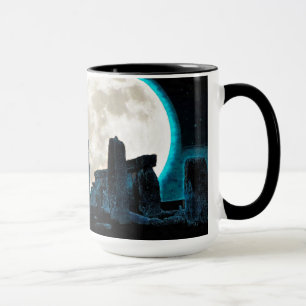 Celtic Stonehenge, Moon & Stars Astronomie, Großbr Tasse