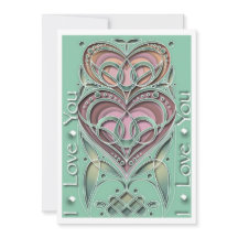 Celtic Style Valentine Herz