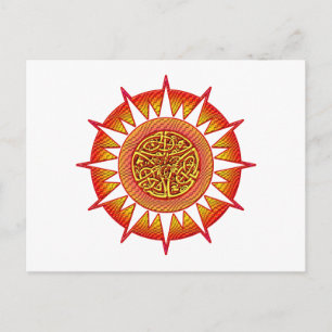 Celtic Sun 3 Postkarte