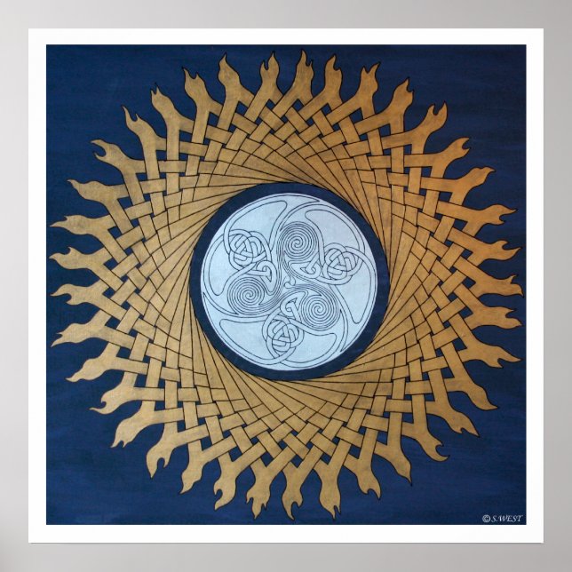 Celtic Sun Poster (Vorne)