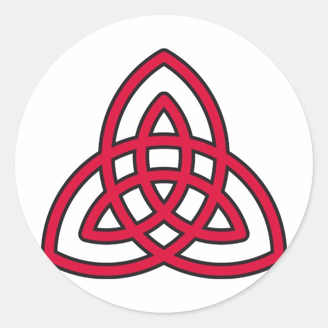 celtic symbol runder aufkleber (Vorderseite)