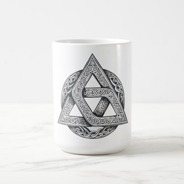 Celtic symbol, trinity knot kaffeetasse (Mittel)