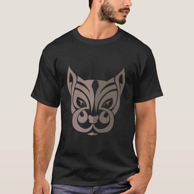 Celtic Symbols Celtic Cat Celtic Knot Irish Symbol T-Shirt (Vorderseite)