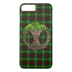 Celtic Tree Of Life Clan Martin Tartan iPhone 8 Plus/7 Plus Hülle