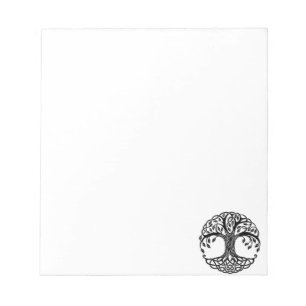 Celtic tree of life notizblock